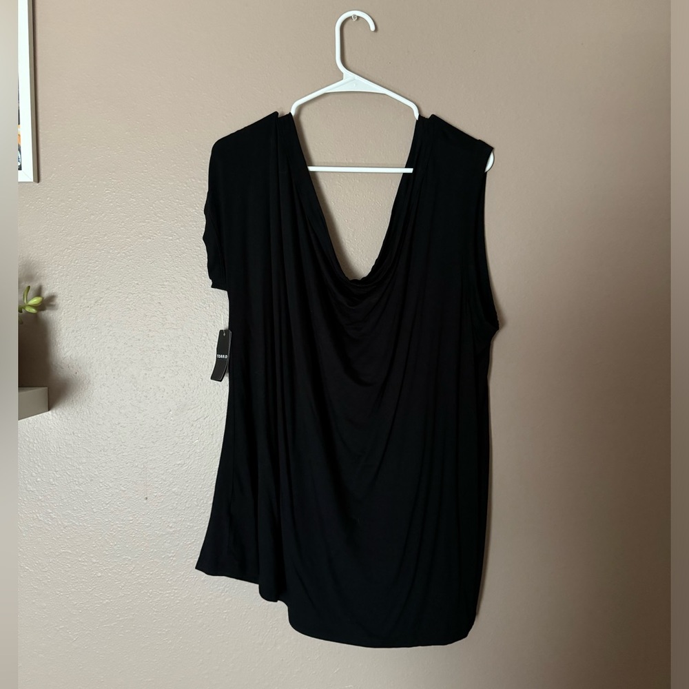 NWT torrid off the shoulder black top